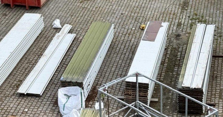 Sandwichpanelen eco, Doe-het-zelf en Bouw, Platen en Panelen, Ophalen