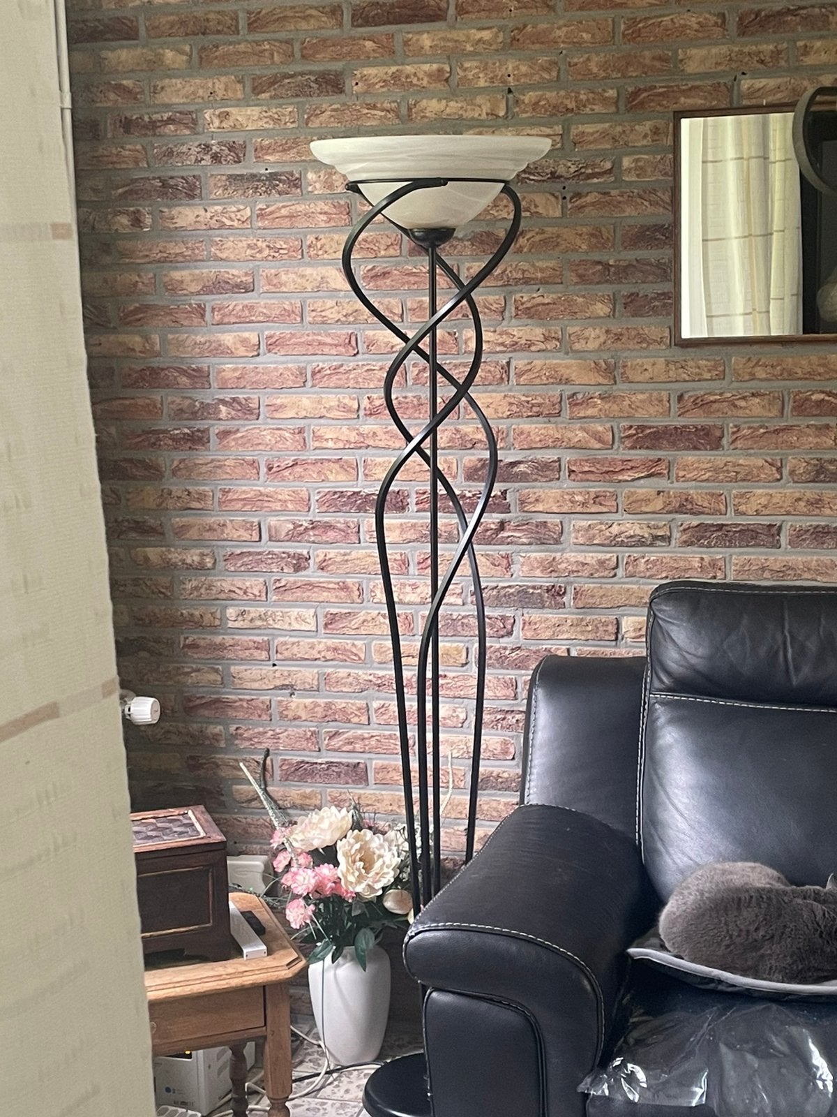 Lampe en fer forgé, Enlèvement, Comme neuf
