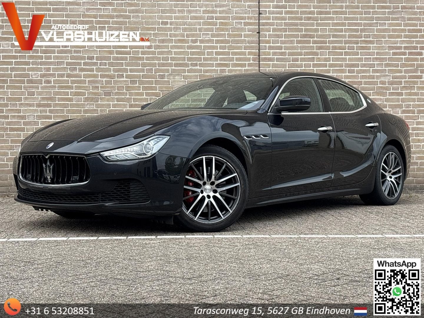 Maserati Ghibli 3.0 V6 D GranLusso 275 PK! | Leder | Camera, Autos, Maserati, Entreprise, Ghibli, ABS, Phares directionnels, Airbags