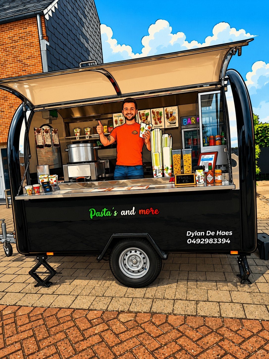 leuke evenementen of privé feesten gezocht PASTA KRAAM, Zakelijke goederen, Stock en Retail | Verkoopwagens, Ophalen