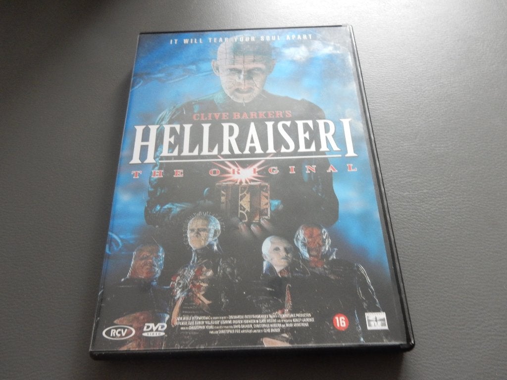 nr.989 - Dvd: hellraiser I - the original - horror, Engels, Vanaf 16 jaar, Nederlands, Ophalen of Verzenden