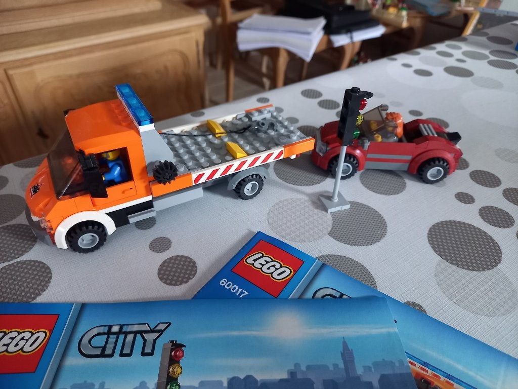 Camion de dépannage Lego 60017, City, Enlèvement ou Envoi, Lego, Ensemble complet