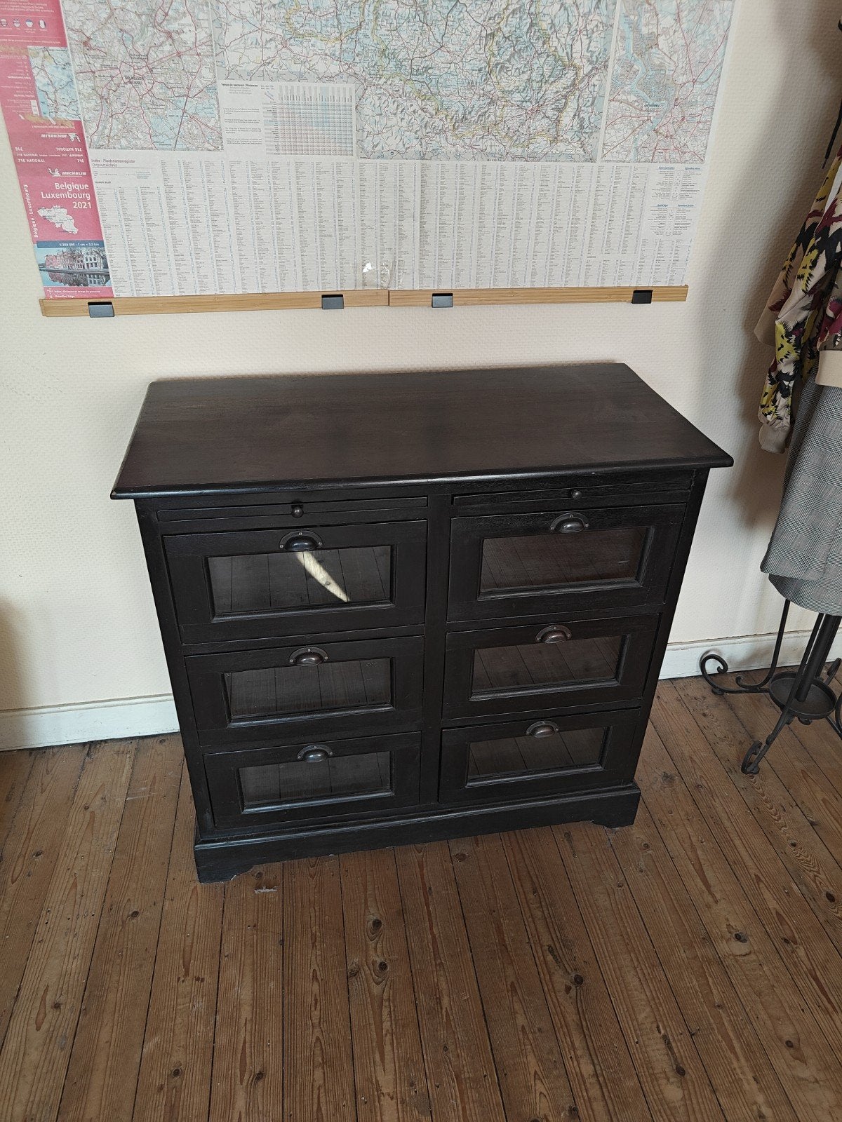 black chest of drawers / ladekast, Huis en Inrichting, Ophalen