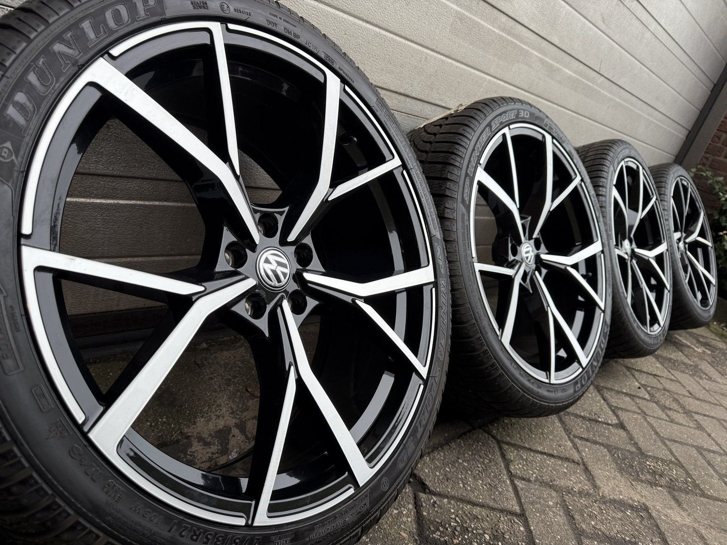 21 inch Volkswagen Tiguan Tayron Touareg CR Estoril velgen, Autos : Pièces & Accessoires, Pneus & Jantes, Neuf, Pneus et Jantes