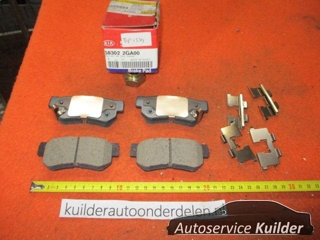 Remblokken achter Hyundai Getz Santa Fe Tuscon BP1339 Origin, Neuf, Hyundai, -, -