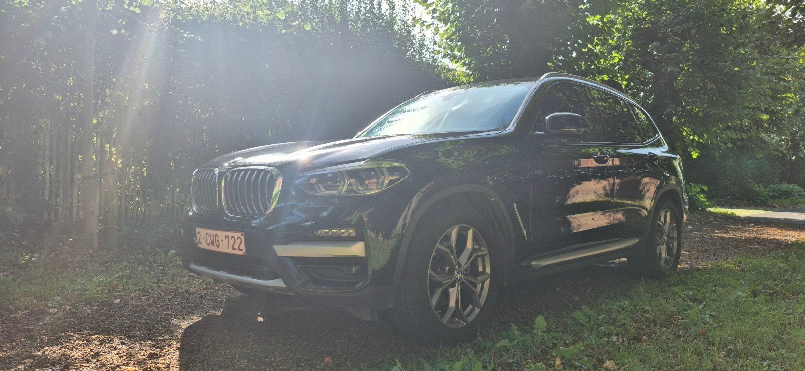 BMW X3 20d zwart, Auto's, Automaat, 4 cilinders, Zwart, Leder