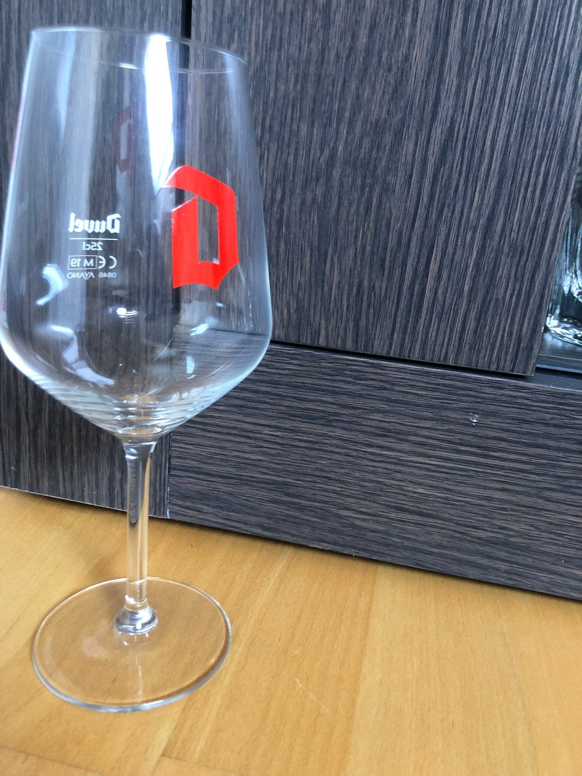 Duvel wijnglas rode D, Verzamelen, Ophalen of Verzenden, Nieuw, Bierglas