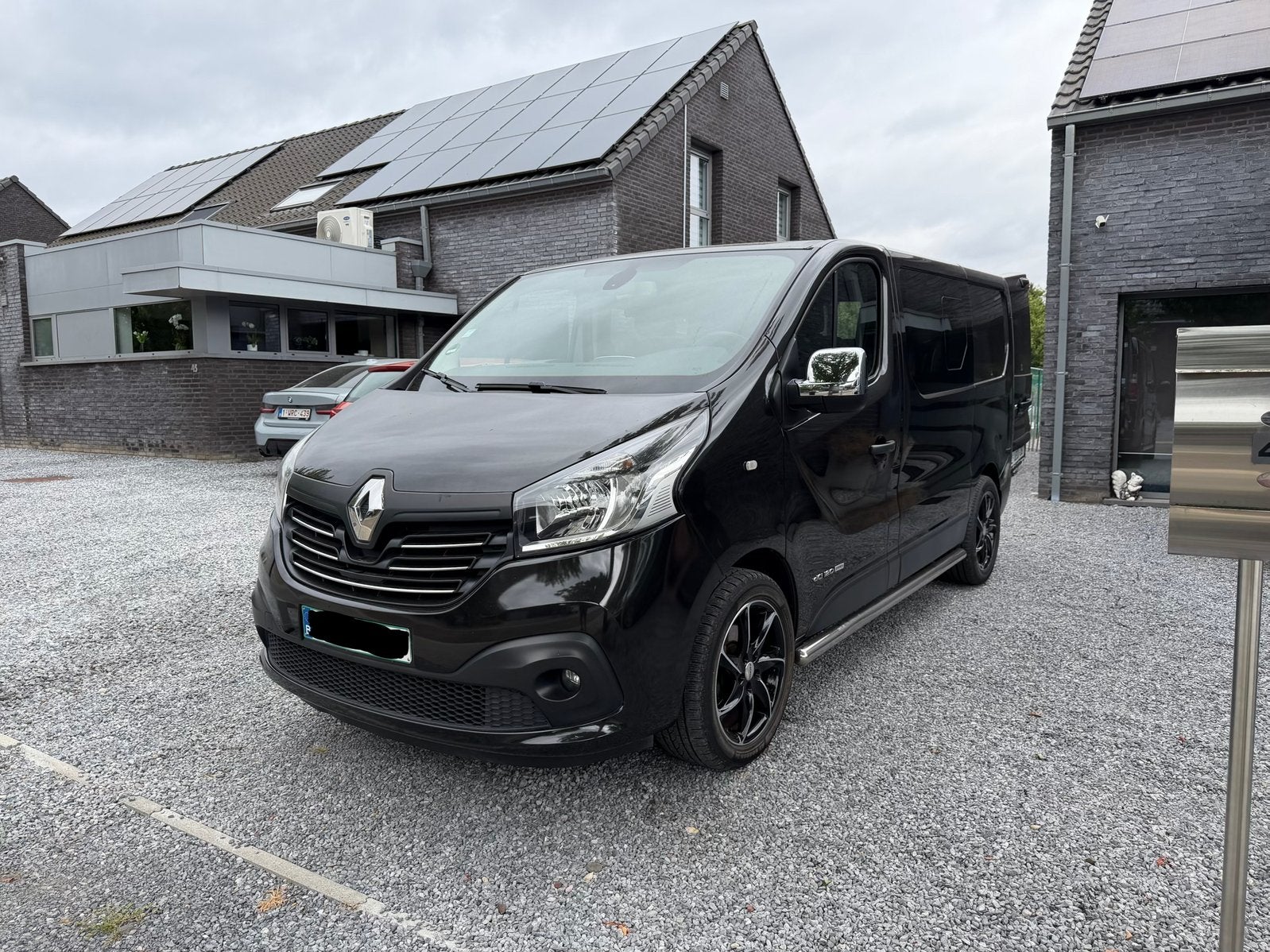 Renault Trafic 1.6CDTI dubbel cabine/Navi/1ste eigenaar, Zwart, Zwart, Parkeersensor, MyCar