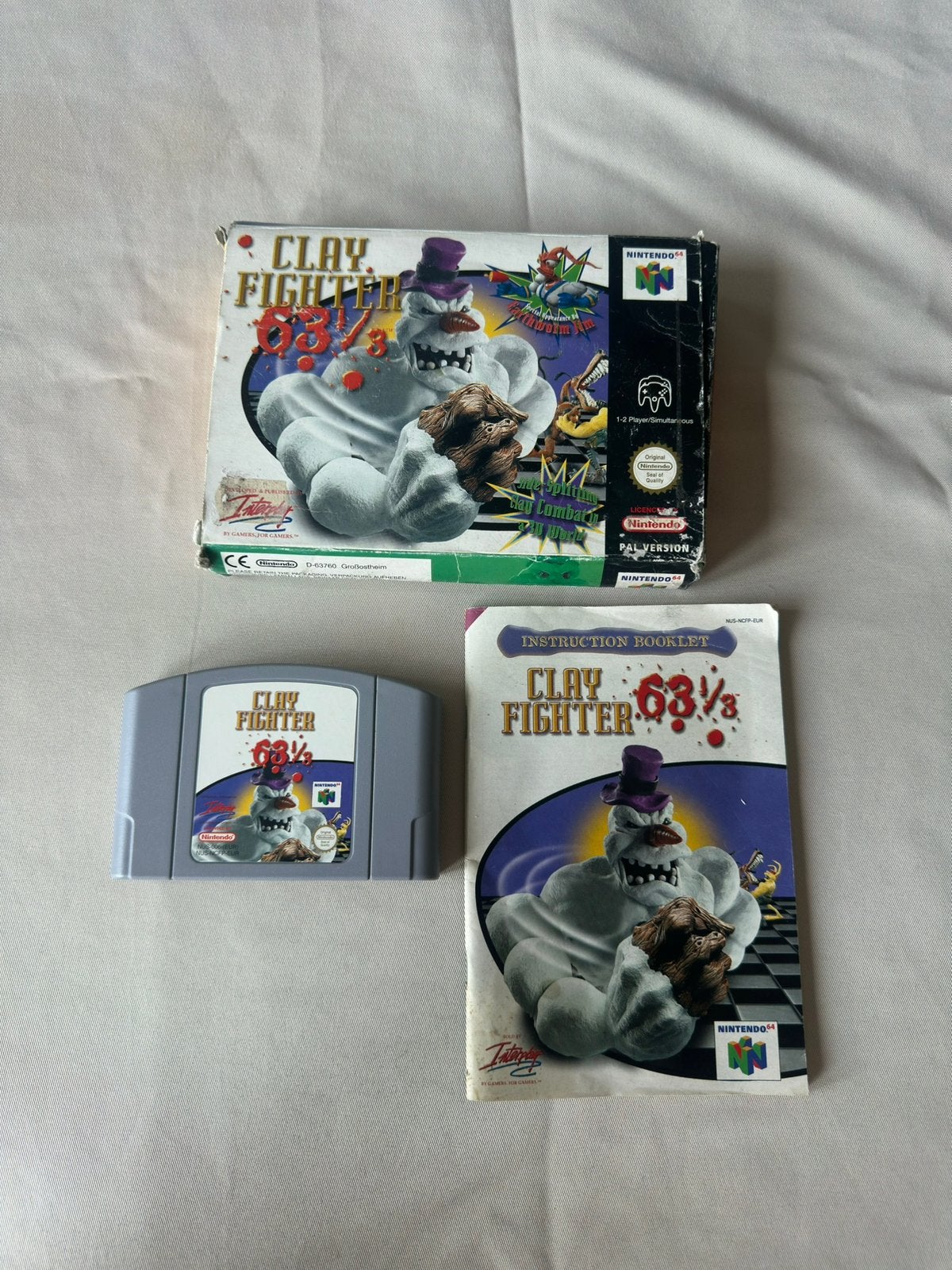 ClayFighter 63⅓ (Nintendo 64), Ophalen, Zo goed als nieuw