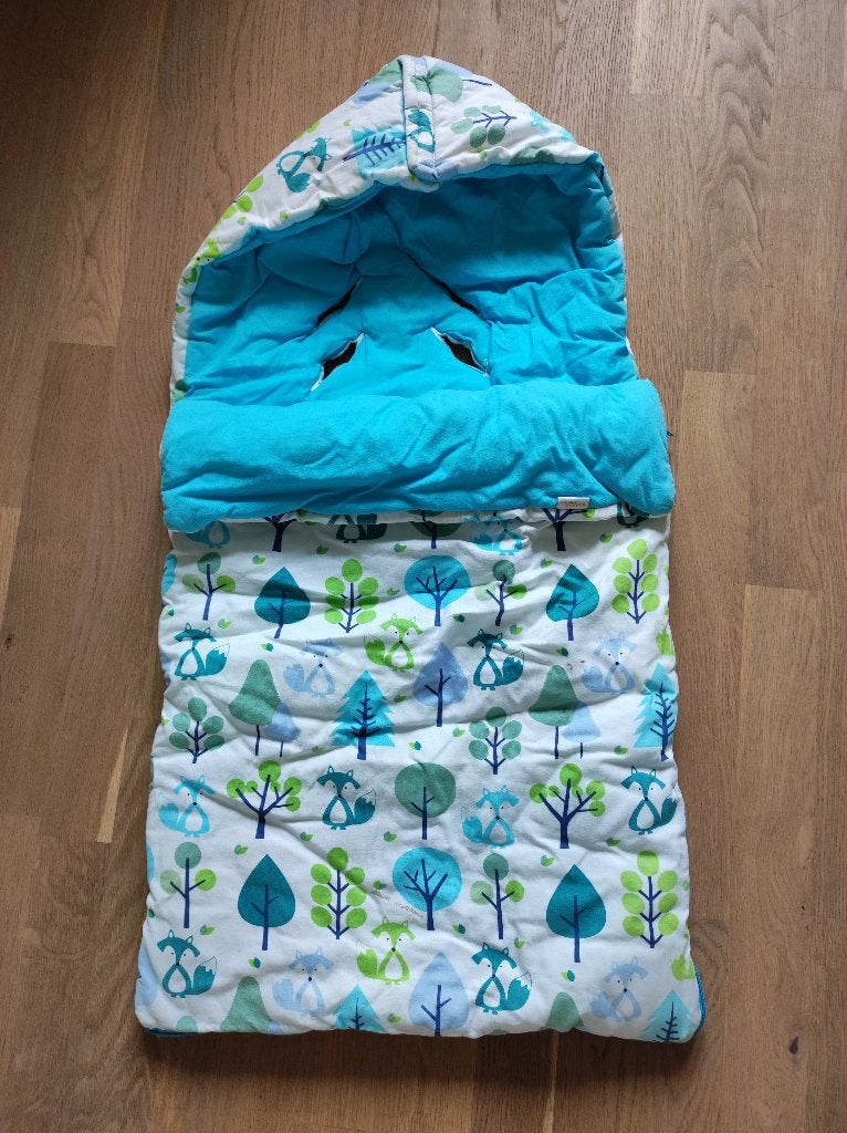 Voetenzak baby autostoel, Kinderen en Baby's, Ophalen, Gebruikt, Overige merken, Meerkleurig