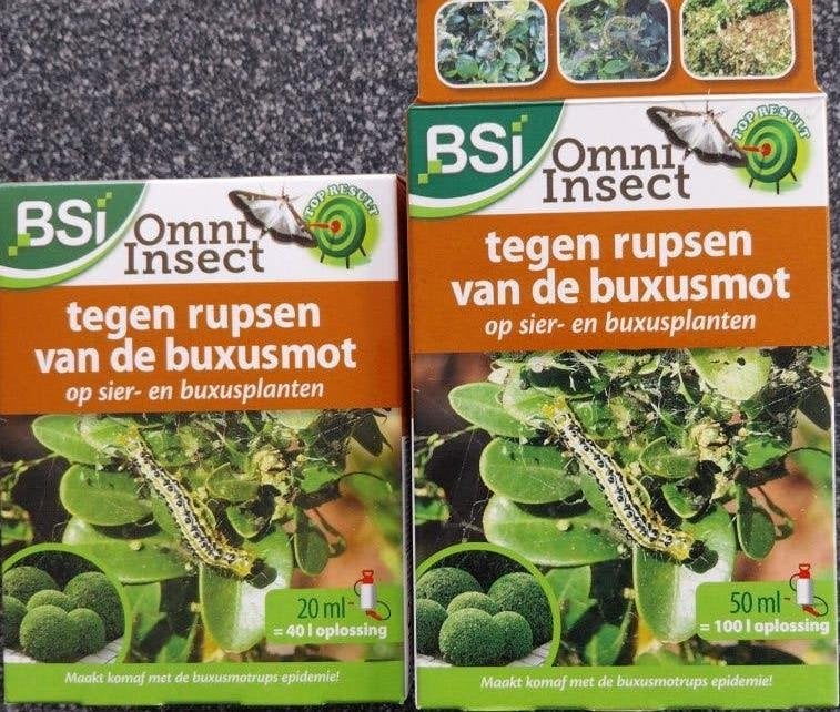 Sproeistof tegen rupsen/ buxusmot op buxusplant, Jardin & Terrasse, Pesticides, Enlèvement, Neuf, Lutte antiparasitaire