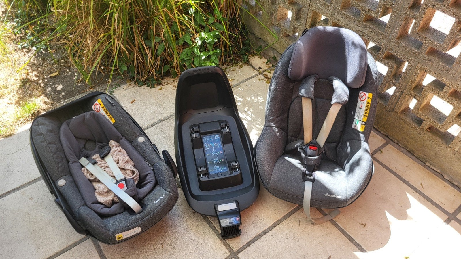 Set Maxi-Cosi - Autostoel - Isofix basis, Kinderen en Baby's, Autostoeltjes, Ophalen, Gebruikt, 0 t/m 18 kg, Isofix