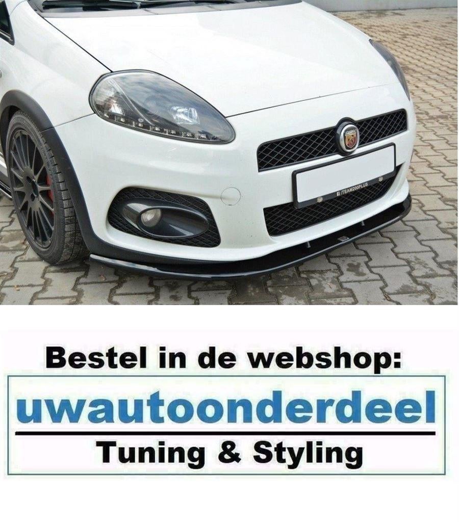 Maxton Spoiler Lip Splitter Voor Fiat Grande Punto Abarth, Verzenden