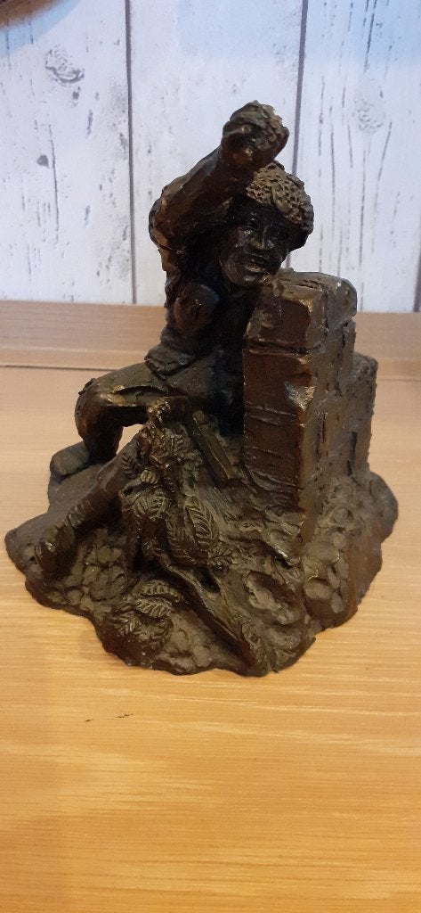 Britse Paratroper beeldje, Verzamelen, Verzenden, Landmacht, Miniatuur of Beeldje
