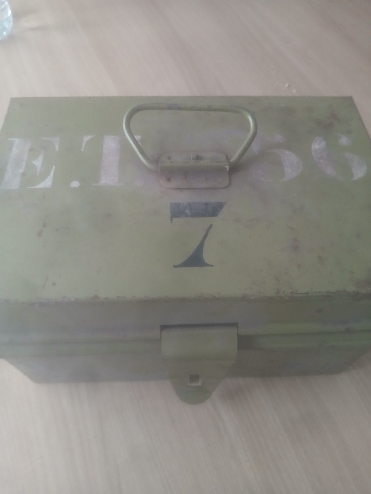 militaire metalen doos, Ophalen of Verzenden