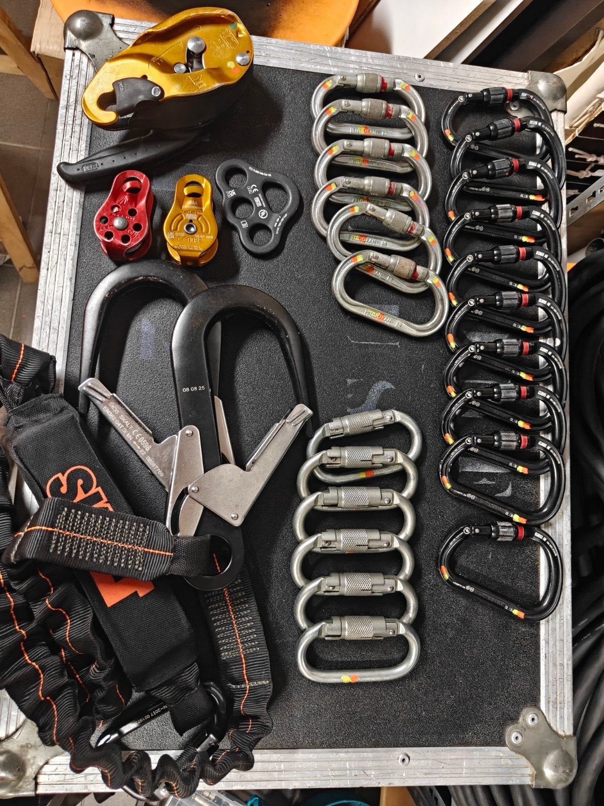 Rope acces/ klimmateriaal - Petzl, SKALT, SIMOND & BEAL, ..., Enlèvement, Utilisé, Accessoire d'escalade