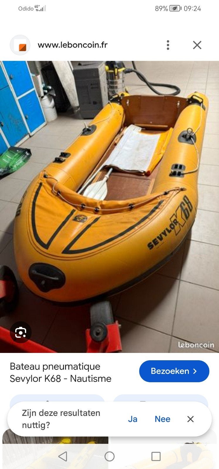 rubber bootje, Watersport en Boten, Ophalen of Verzenden