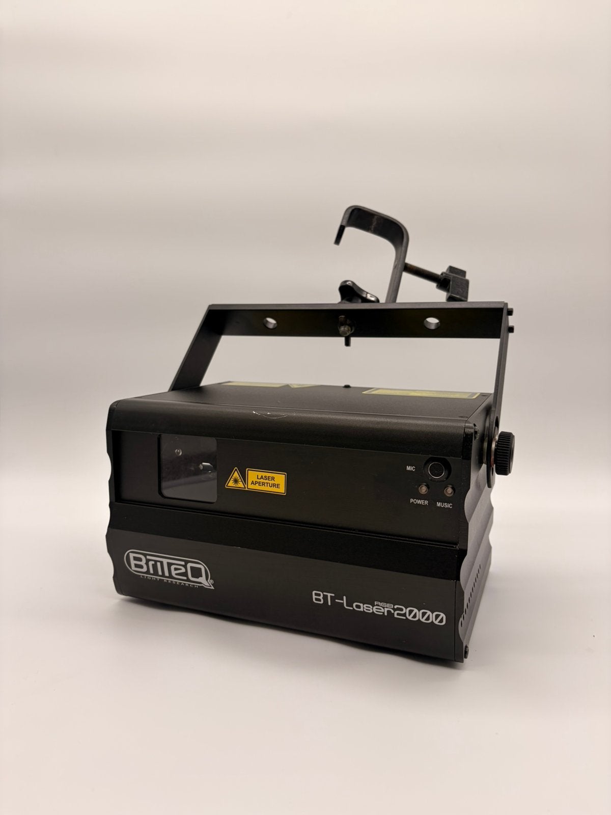 Laser Briteq BT-LASER2000 RGB 2 W avec étui de transport, Musique & Instruments, Enlèvement ou Envoi, Comme neuf