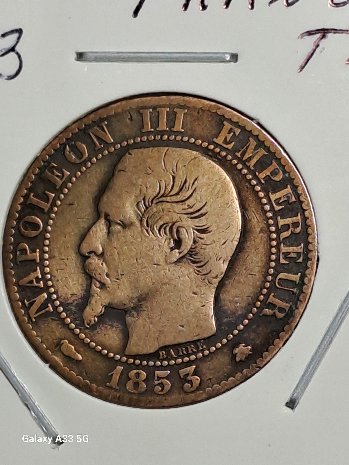 Françe-Napoléon lll- 5 Ct. 1853BB, Enlèvement ou Envoi, France, Monnaie en vrac