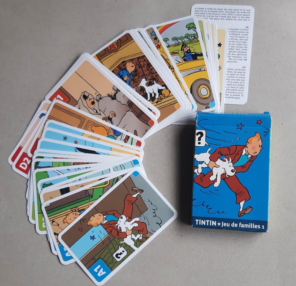 KUIFJE TINTIN MOOI KWARTETSPEL, Verzamelen, Ophalen of Verzenden, Kuifje