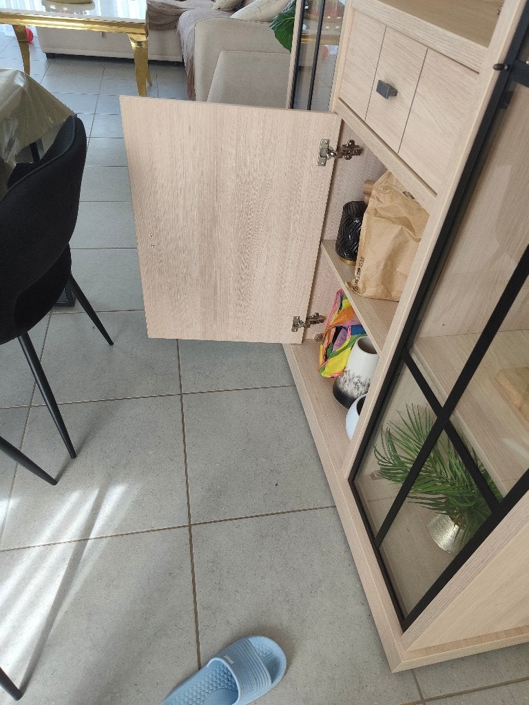 Vitrine moderne, Maison & Meubles, 25 à 50 cm, 150 à 200 cm, Comme neuf, Enlèvement