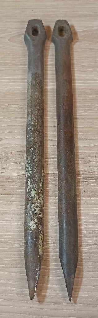 Piquets de tente Allemands originaux datés 39/40 ww2, Verzenden, Landmacht, Overige typen
