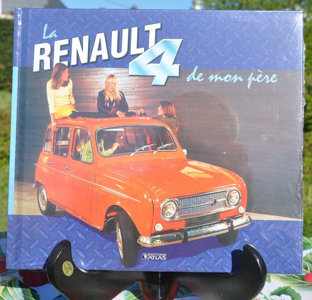 livre neuf la vouture de mon père la renault 4 (6), Enlèvement ou Envoi, Neuf, Renault