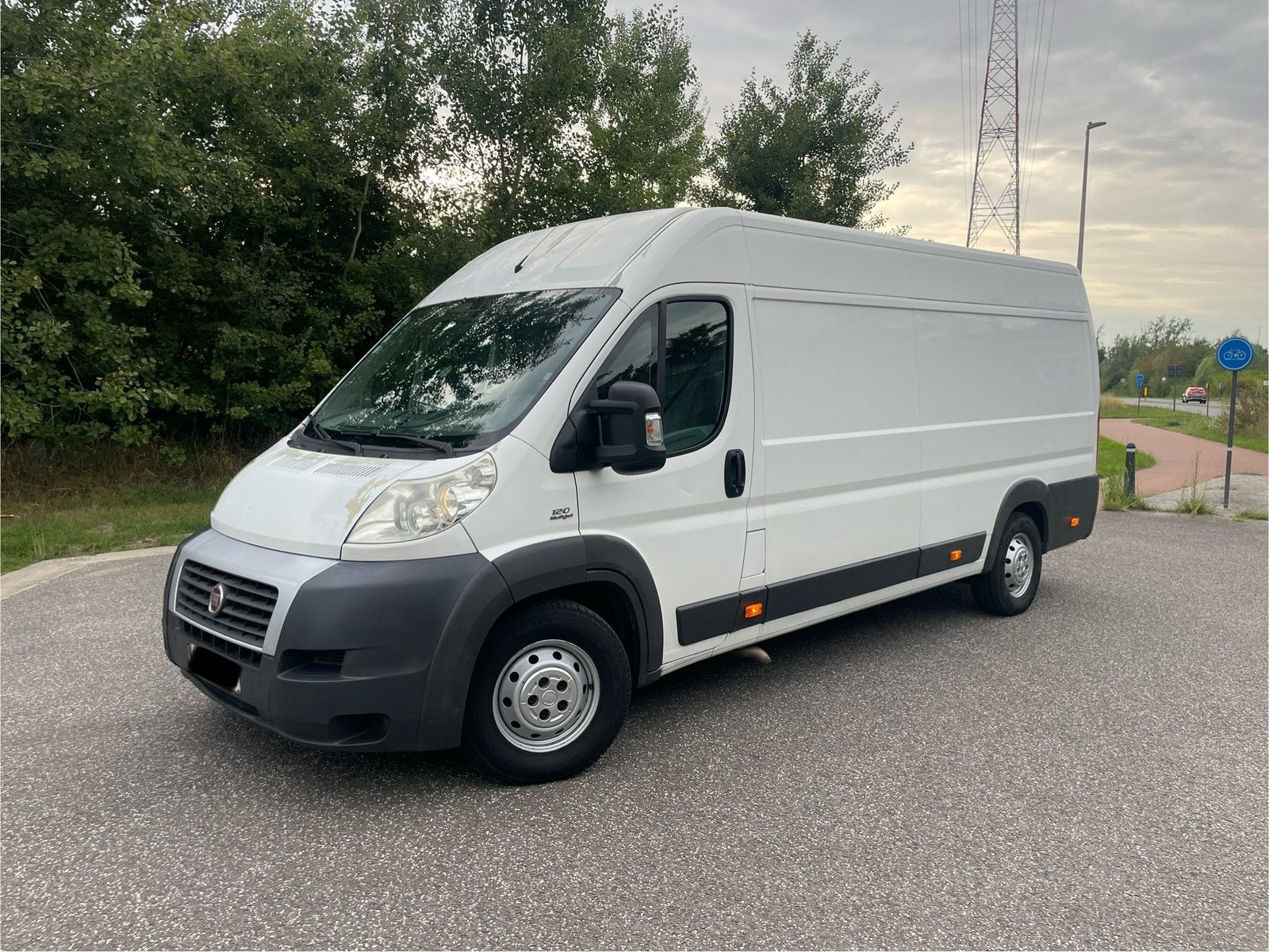 Fiat ducato maxi 2,3 multijet L4H2 airci/ camera, USB, Zwart, Wit, 5 deurs