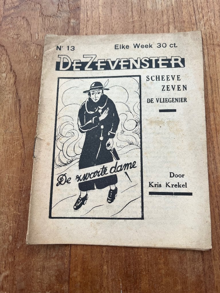 De zevenster-Scheeve zeven-De vliegenier -Nr.13-1940, Verzamelen, Verzenden, 1940 tot 1960, Tijdschrift
