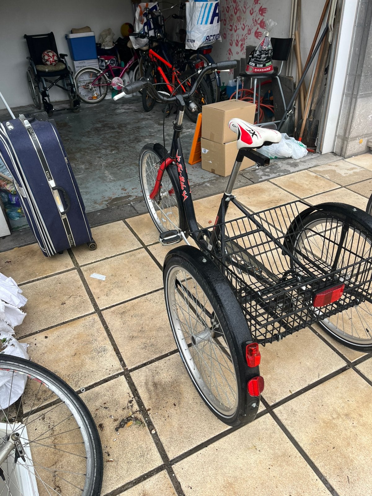 Driewielige fiets in zeer goede staat – weinig gebruikt, Vélos & Vélomoteurs, Vélos | Tricycles, Comme neuf, Enlèvement