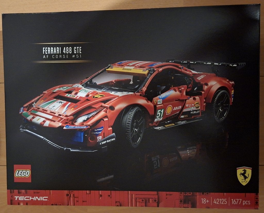LEGO 42125 Technic Ferrari 488 GTE 'AF Corse #51', Neuf, Boîte incluse, Enlèvement ou Envoi, Lego