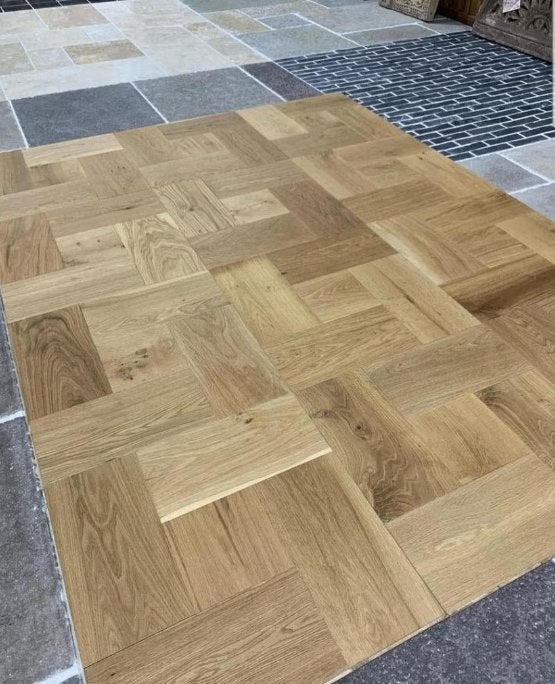 PARQUET VERSAILLES EN CHÊNE, PRÊT À L'EMPLOI HUILÉ, UNIQUE !, Enlèvement, Intérieur