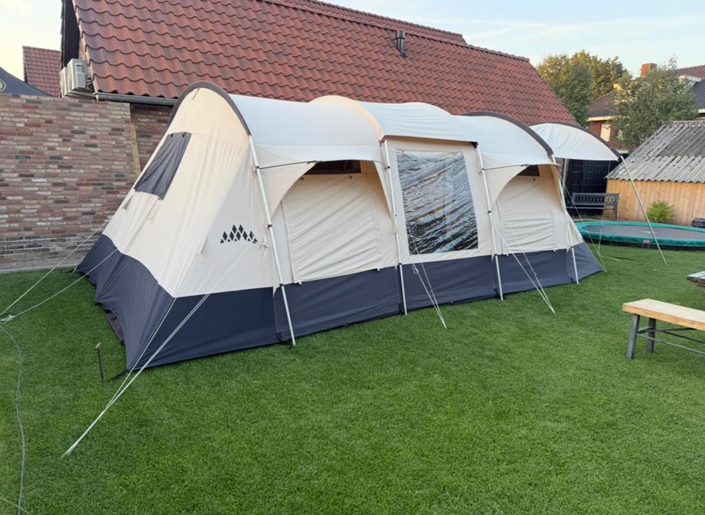 Obelink Shelter 6 TC Nieuwstaat, Caravans en Kamperen, Tenten, Ophalen, Zo goed als nieuw, Tot en met 6