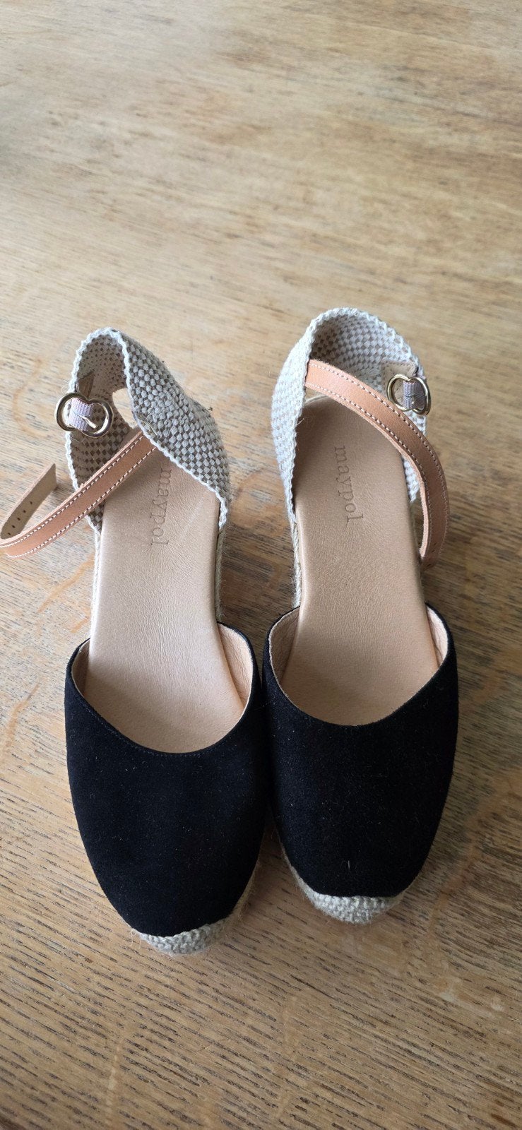 Maypol Espadrille Wedges – Nieuw & Ongedragen – Maat 39 – Ma, Kleding | Dames, Ophalen, Nieuw, Zwart