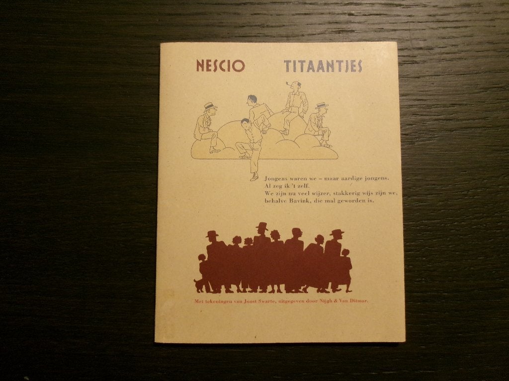 Nescio / Joost Swarte   -Titaantjes-, Ophalen of Verzenden