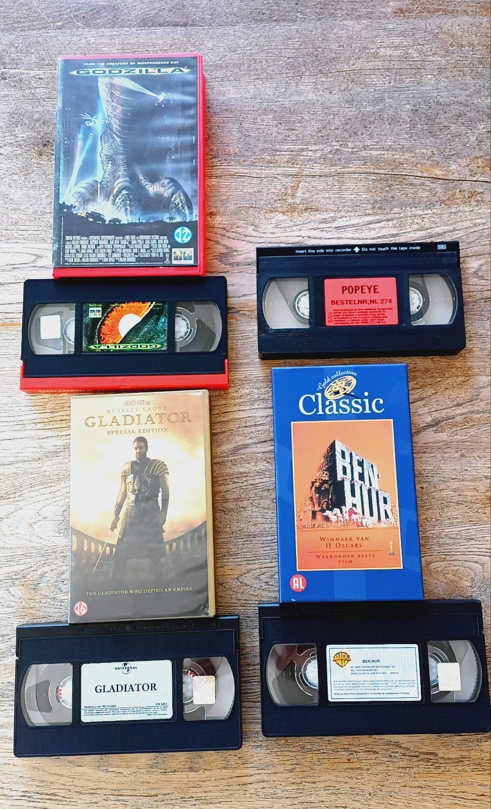 Gratis VHS originele films, Enlèvement, Utilisé, Action et Aventure, VHS
