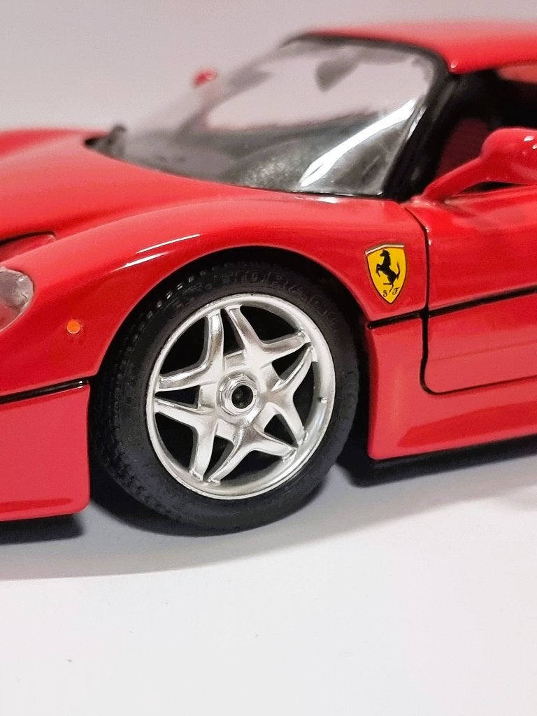 Ferrari F50 Burago, Ophalen of Verzenden, Zo goed als nieuw, Auto, Burago
