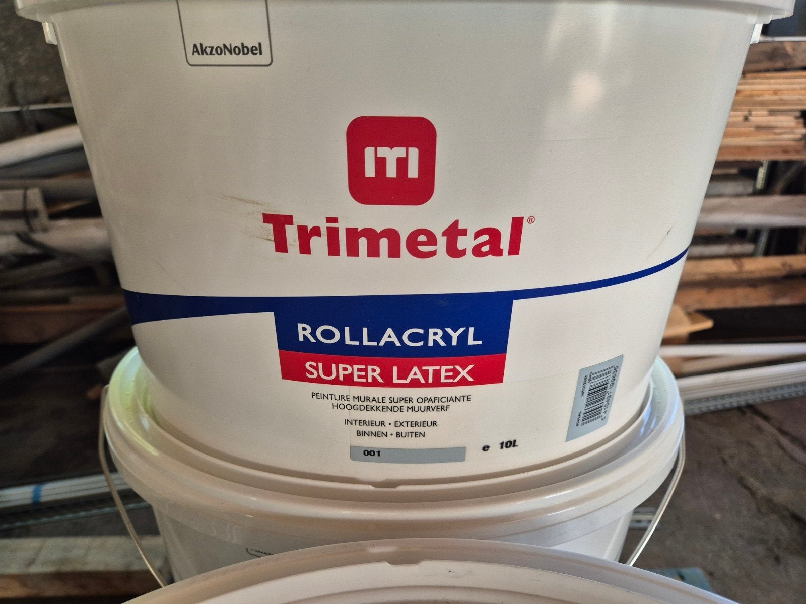 Peinture Trimetal blanc, Bricolage & Construction, Peinture, Vernis & Laque, Enlèvement ou Envoi, Blanc, Peinture