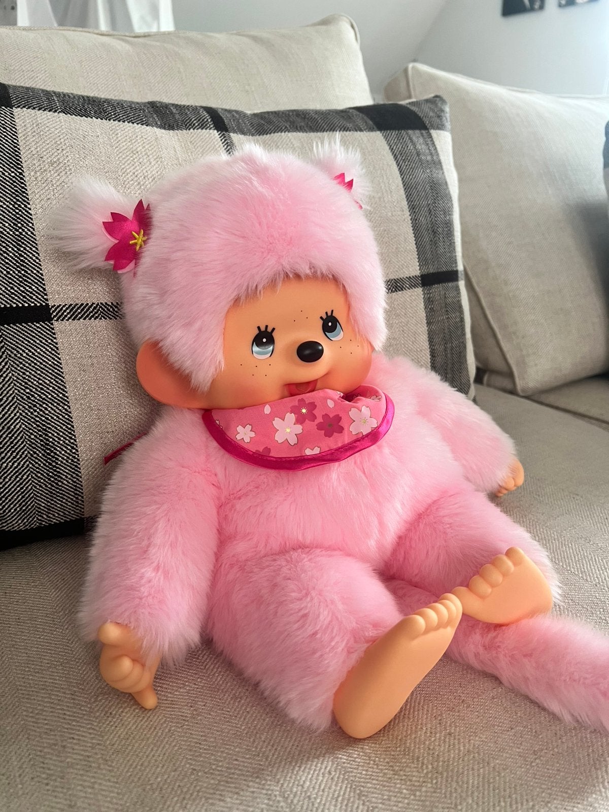 Roze monchichi, Enfants & Bébés, Jouets | Peluches, Enlèvement, Comme neuf, Rose