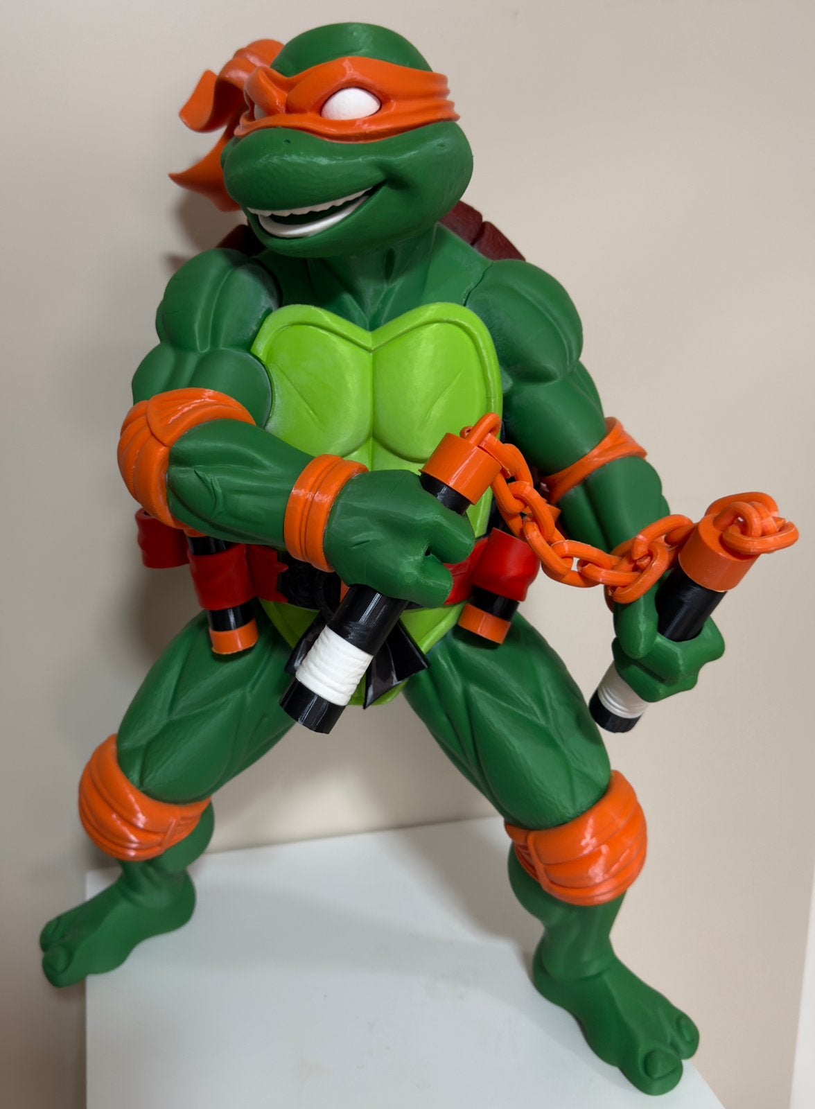 Ninja turtle michelagelo action figure, Ophalen of Verzenden, Zo goed als nieuw