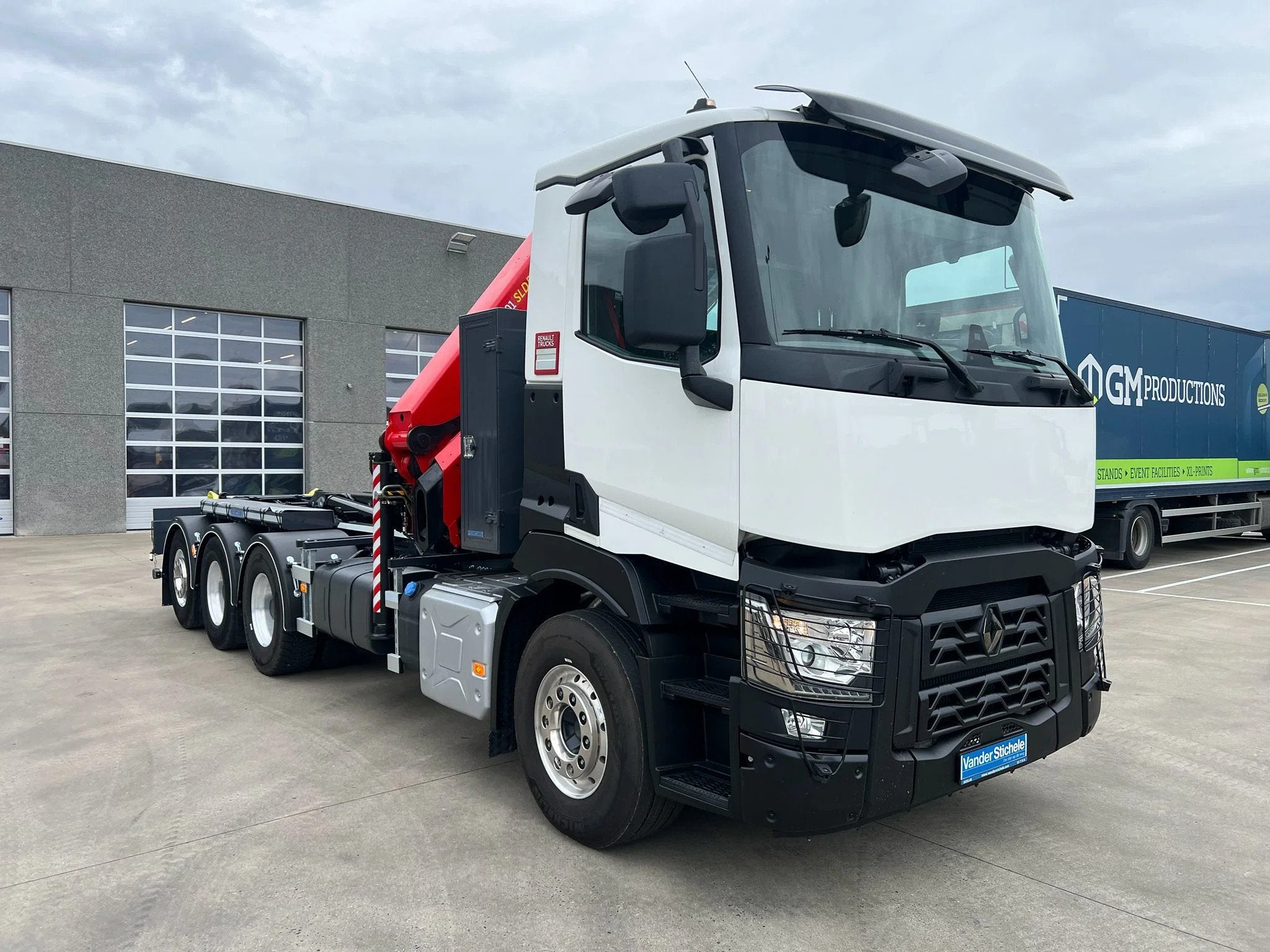 Renault C480 - PALFINGER PK 24.001 SLD C - NIEUW CONTAINERSY, Autos, Camions, Achat, Euro 6, Entreprise, Renault
