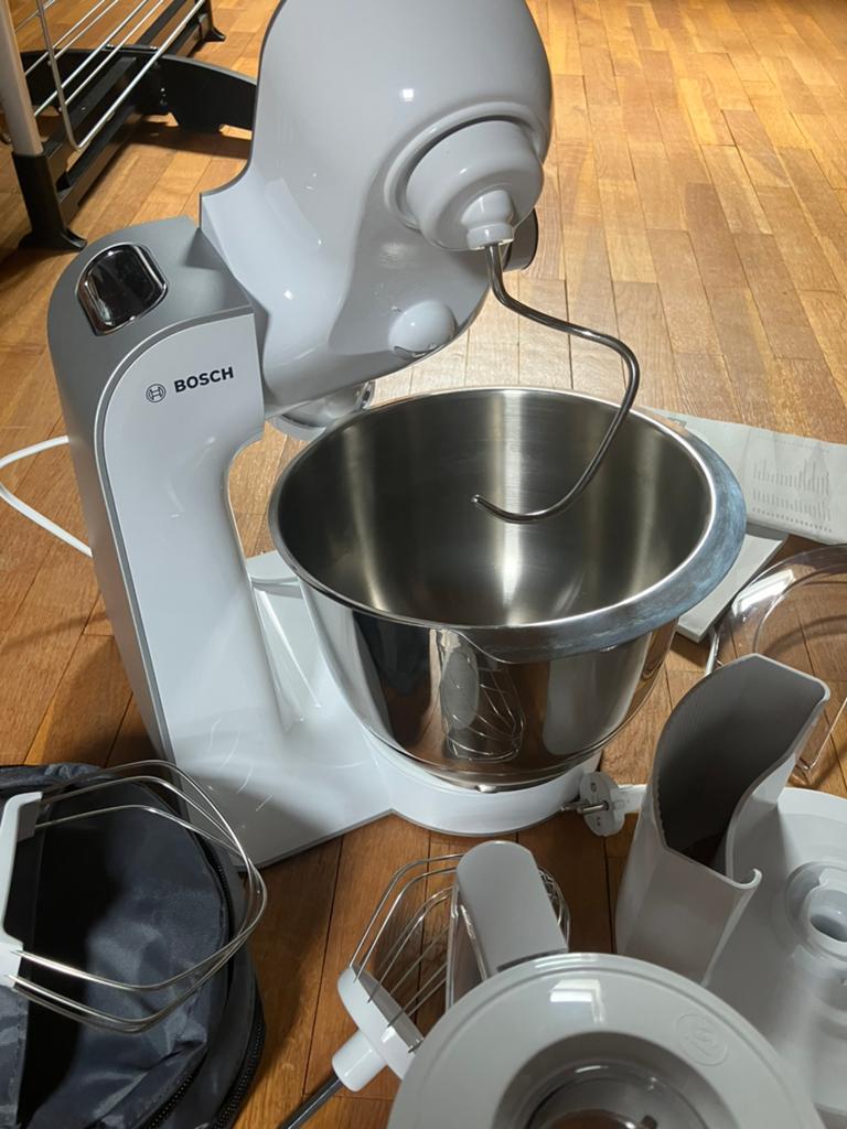 Robot mélangeur patisserie Bosch, Enlèvement, Comme neuf, 3 vitesses ou plus