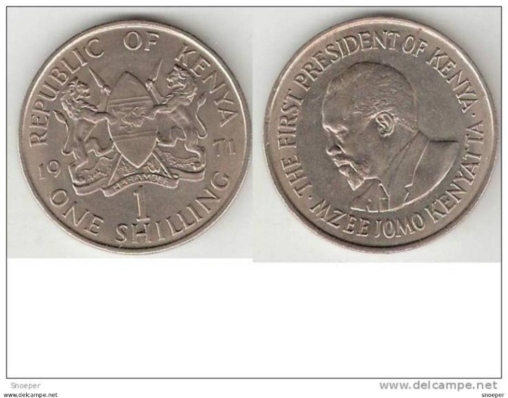 kenya 1 shilling 1971 km 14 unc, Timbres & Monnaies, Monnaies | Afrique, Envoi, Autres pays, Monnaie en vrac