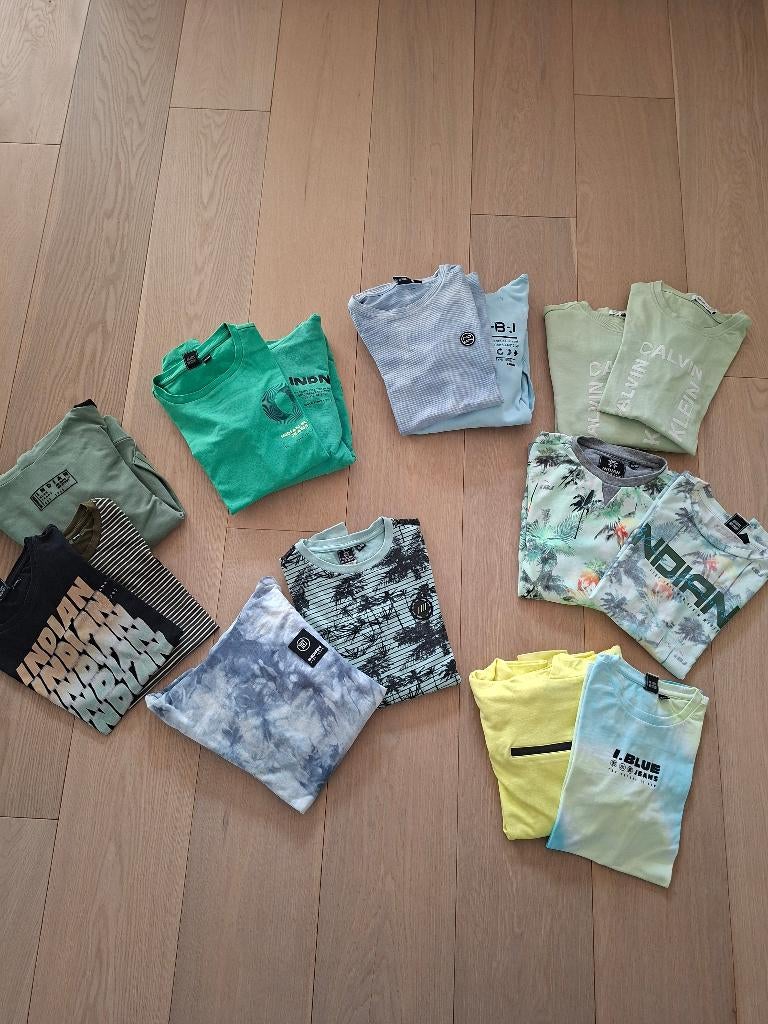 Pakket sweaters Indian bue/Calvin klein jongen, Kinderen en Baby's, Kinderkleding | Maat 140, Ophalen, Zo goed als nieuw, Jongen