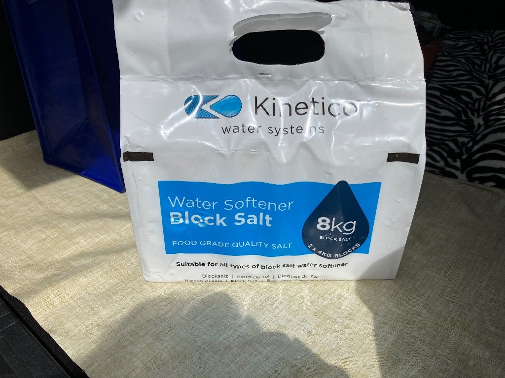 Kinetico zoutblokken voor ontharder, Electroménager, Adoucisseurs d'eau, Enlèvement, Neuf, Adoucisseur d'eau au sel