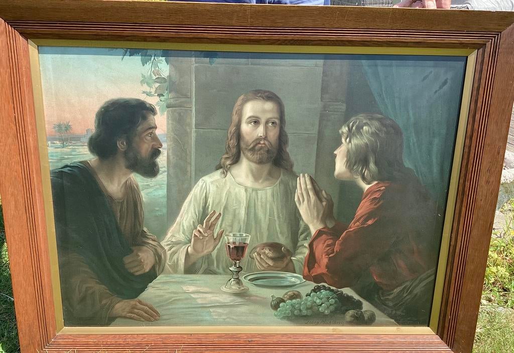Peinture ancienne Seigneur, reste avec nous. De Erasmusgange, Enlèvement
