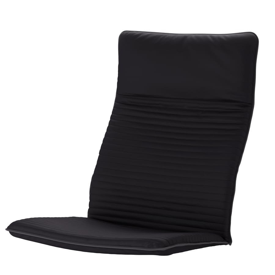 Coussin de fauteuil IKEA POÄNG - Knisa Noir (sous blister), Neuf, IKEA, Housse amovible, Enlèvement