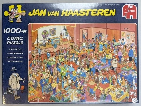 Jan van Haasteren La foire magique puzzle 1000 pièces Nouvea, Envoi, 500 à 1500 pièces, Comme neuf, Puzzle
