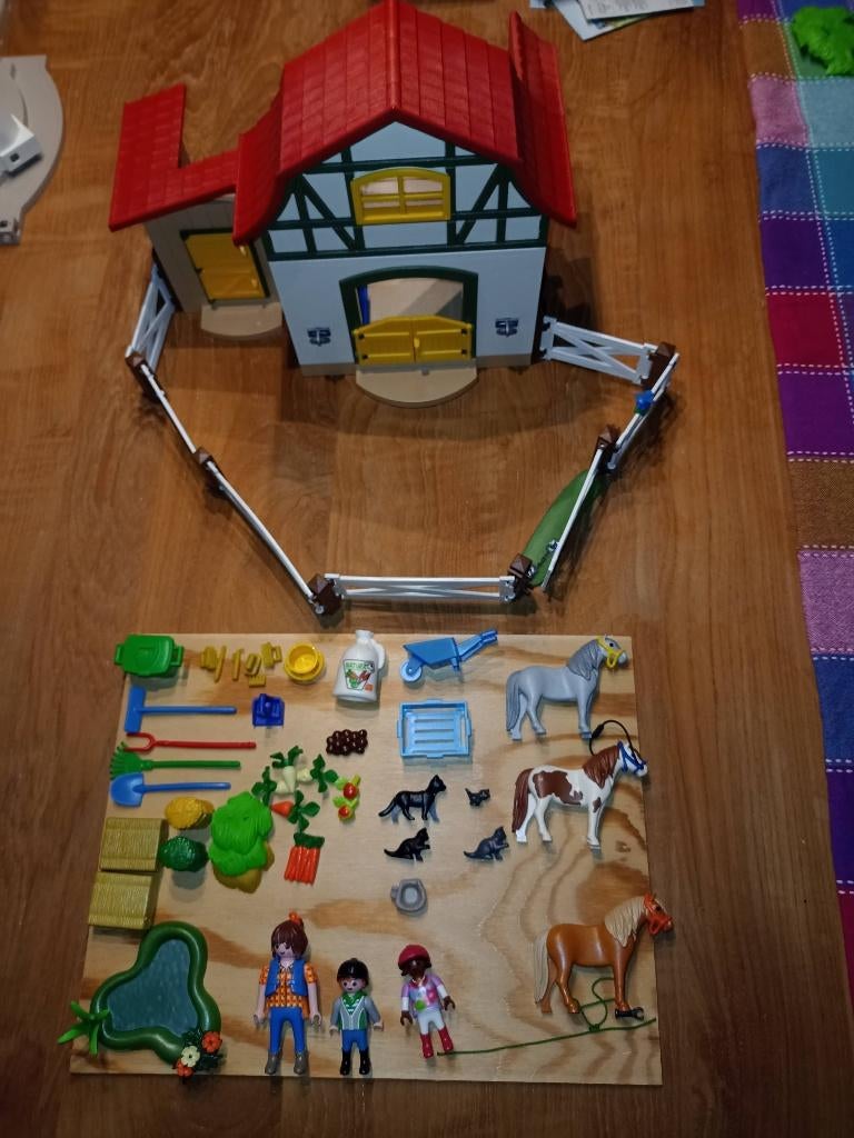 Playmobil Set Manège, Enlèvement, Utilisé, Ensemble complet