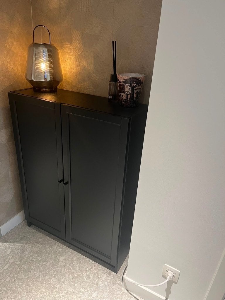 Zwart kastje Billy Ikea, Ophalen, Modern landelijk, Nieuw, 50 tot 100 cm